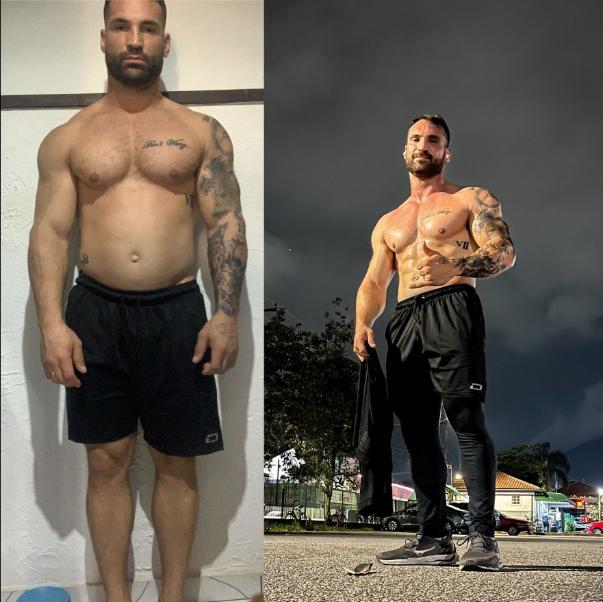 Antes e Depois - Transformação